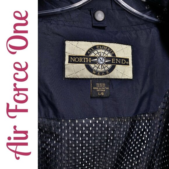 AIR FORCE ONE PRESIDENTIAL SEAL NORTH END VINTAGE 3-IN-1 JACKET HOODED PARKA, LG - Picture 13 of 15